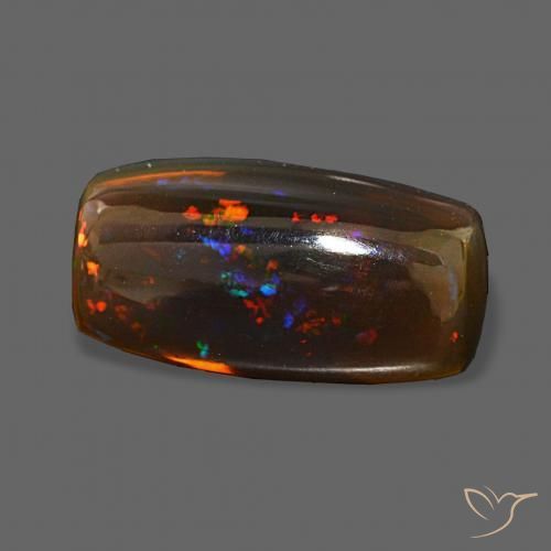 9,17 ctw natürlicher Mehrfarbig Schokoladenopal, Kissen, Transparent