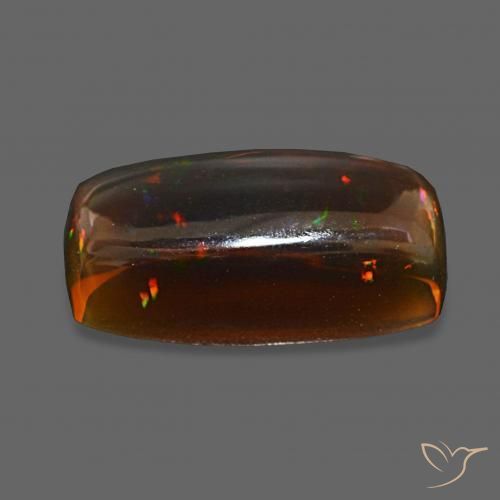 9,17 ctw natürlicher Mehrfarbig Schokoladenopal, Kissen, Transparent