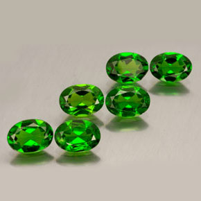  ct natürliche grüner Chromdiopsid-Edelsteine, Oval Schliff, VVS-VS