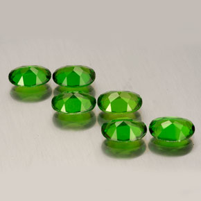  ct natürliche grüner Chromdiopsid-Edelsteine, Oval Schliff, VVS-VS