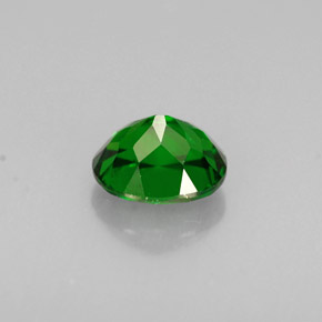 0,68 ctw natürlicher grüner Chromdiopsid, Oval Schliff, VS