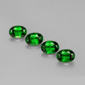  ct natürliche grüner Chromdiopsid-Edelsteine, Oval Schliff, VVS-VS