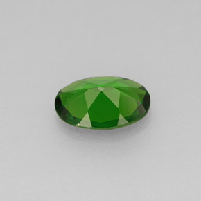 0,60 ctw natürlicher grüner Chromdiopsid, Oval Schliff, VS