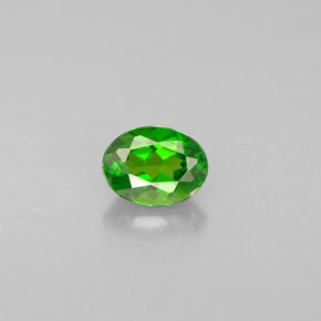 0,28 ctw natürlicher grüner Chromdiopsid, Oval Schliff, VS