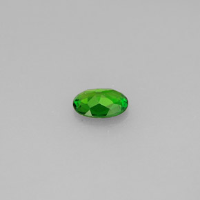 0,33 ctw natürlicher grüner Chromdiopsid, Oval Schliff, VS