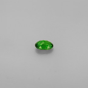 0,30 ctw natürlicher grüner Chromdiopsid, Oval Schliff, VS