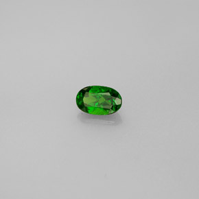 0,34 ctw natürlicher grüner Chromdiopsid, Oval Schliff, VS-SI