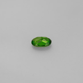 0,36 ctw natürlicher grüner Chromdiopsid, Oval Schliff, VS