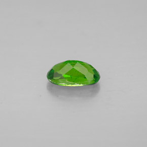 0,39 ctw natürlicher grüner Chromdiopsid, Oval Schliff, VS