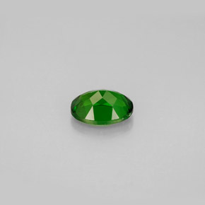 0,96 ctw natürlicher grüner Chromdiopsid, Oval Schliff, VS
