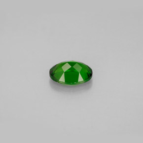 0,91 ctw natürlicher grüner Chromdiopsid, Oval Schliff, VS