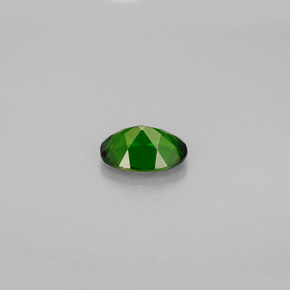 0,80 ctw natürlicher grüner Chromdiopsid, Oval Schliff, VS