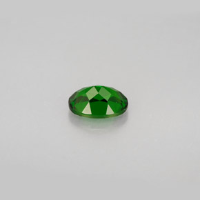 0,88 ctw natürlicher grüner Chromdiopsid, Oval Schliff, VS