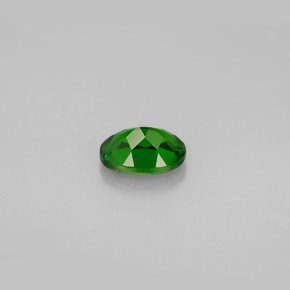 0,87 ctw natürlicher grüner Chromdiopsid, Oval Schliff, VS