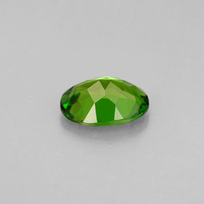 0,79 ctw natürlicher grüner Chromdiopsid, Oval Schliff, VS