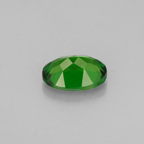 0,87 ctw natürlicher grüner Chromdiopsid, Oval Schliff, VVS-VS