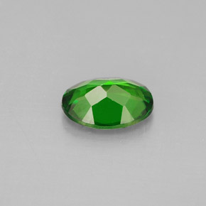 0,77 ctw natürlicher grüner Chromdiopsid, Oval Schliff, VVS-VS