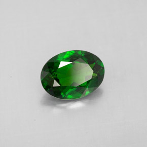 1,15 ctw natürlicher grüner Chromdiopsid, Oval Schliff, VS-SI