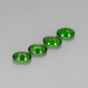  ct natürliche grüner Chromdiopsid-Edelsteine, Oval Schliff, VVS-VS