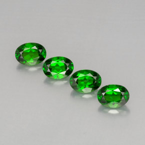  ct natürliche grüner Chromdiopsid-Edelsteine, Oval Schliff, VVS-VS