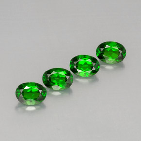 ct natürliche grüner Chromdiopsid-Edelsteine, Oval Schliff, VVS-VS