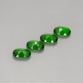  ct natürliche grüner Chromdiopsid-Edelsteine, Oval Schliff, VVS-VS