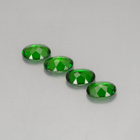  ct natürliche grüner Chromdiopsid-Edelsteine, Oval Schliff, VVS-VS