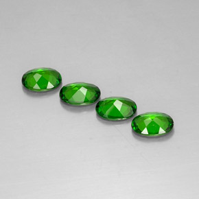  ct natürliche grüner Chromdiopsid-Edelsteine, Oval Schliff, VVS-VS