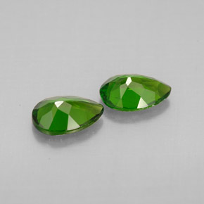  ct natürliche Grün Chromdiopsid-Edelsteine, Birnenform, VVS-VS