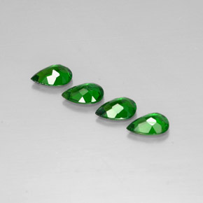  ct natürliche Grün Chromdiopsid-Edelsteine, Birnenform, VVS-VS