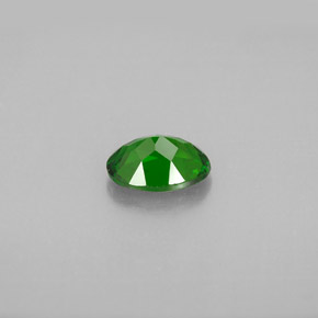0,80 ctw natürlicher grüner Chromdiopsid, Oval Schliff, VS-SI