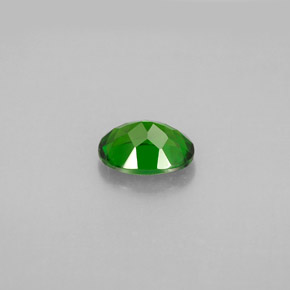 0,88 ctw natürlicher grüner Chromdiopsid, Oval Schliff, VVS-VS