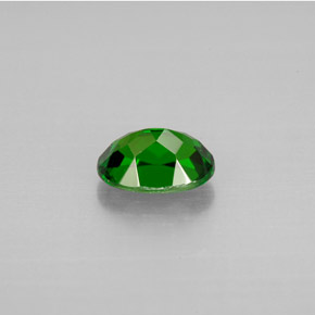 0,89 ctw natürlicher grüner Chromdiopsid, Oval Schliff, VVS