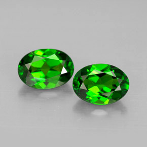  ct natürliche grüner Chromdiopsid-Edelsteine, Oval Schliff, VVS