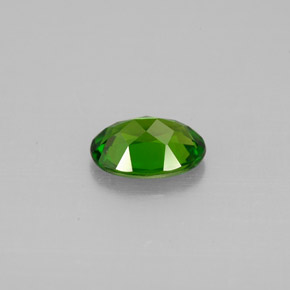 0,75 ctw natürlicher grüner Chromdiopsid, Oval Schliff, VVS-VS