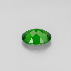 0,79 ctw natürlicher grüner Chromdiopsid, Oval Schliff, VS
