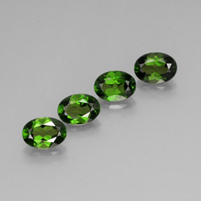  ct natürliche grüner Chromdiopsid-Edelsteine, Oval Schliff, VVS
