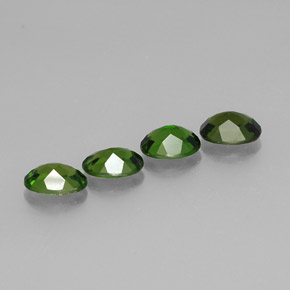  ct natürliche grüner Chromdiopsid-Edelsteine, Oval Schliff, VVS