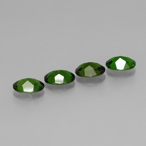  ct natürliche grüner Chromdiopsid-Edelsteine, Oval Schliff, VVS-VS
