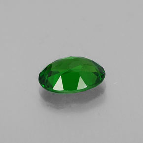 0,82 ctw natürlicher grüner Chromdiopsid, Oval Schliff, VS