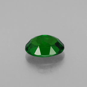 0,90 ctw natürlicher grüner Chromdiopsid, Oval Schliff, SI