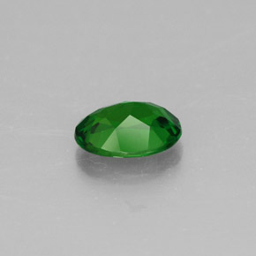0,84 ctw natürlicher grüner Chromdiopsid, Oval Schliff, VS