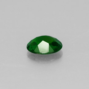 0,70 ctw natürlicher grüner Chromdiopsid, Oval Schliff, VVS