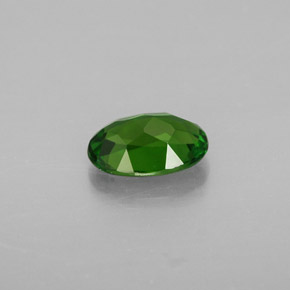 0,76 ctw natürlicher grüner Chromdiopsid, Oval Schliff, VVS
