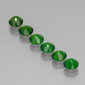  ct natürliche grüner Chromdiopsid-Edelsteine, Rundschliff, VS