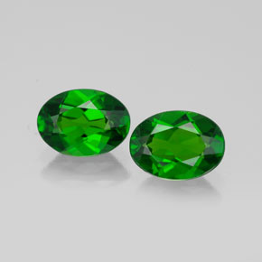  ct natürliche grüner Chromdiopsid-Edelsteine, Oval Schliff, VS