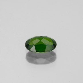 0,75 ctw natürlicher grüner Chromdiopsid, Oval Schliff, VS
