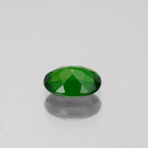 0,86 ctw natürlicher grüner Chromdiopsid, Oval Schliff, VS-SI