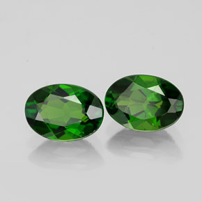  ct natürliche grüner Chromdiopsid-Edelsteine, Oval Schliff, VS