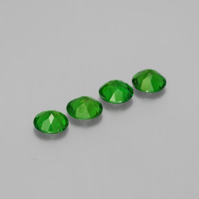 ct natürliche grüner Chromdiopsid-Edelsteine, Rundschliff, VS